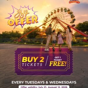 Buy 2 Get 1 ticket (Aadi Offer)