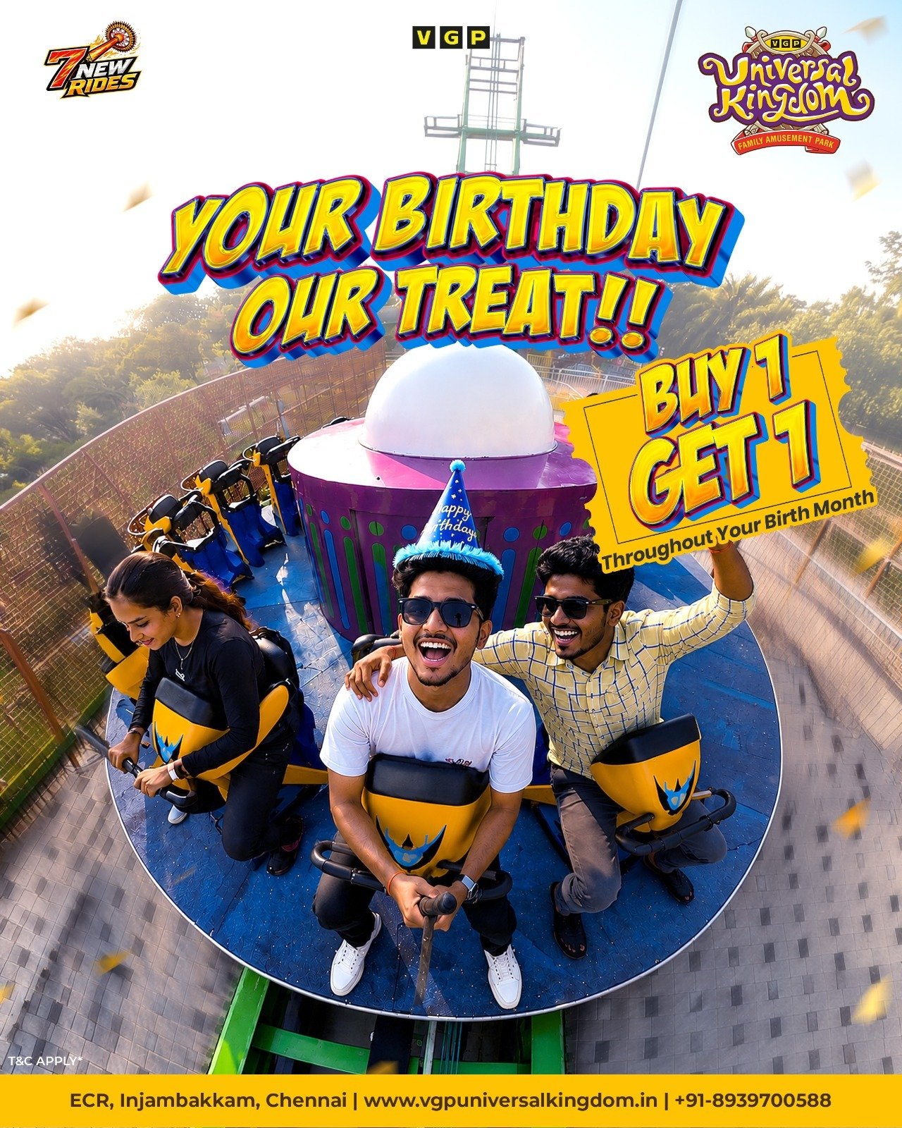 Buy 1 Get 1 Ticket (BIRTHDAY OFFER)